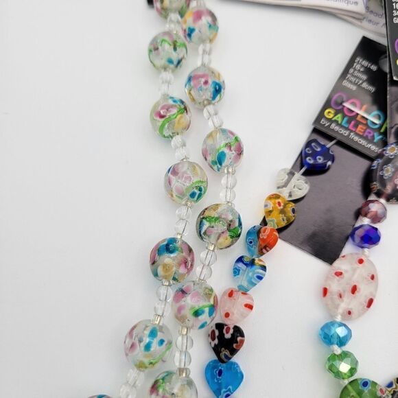 New High Quality Art Glass & Metal Beads Assorted Lot - Picture 11 of 14